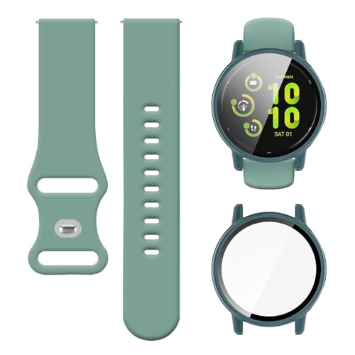 Correa de silicona con protector para Garmin vivoactive 5 miniatura 1
