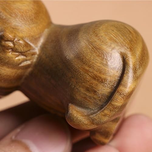 Mignonne sculpture de chat en bois le cadeau idéal pour amoureux de déco - 7
