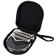 Mini Kalimba 17 Tasten Daumenklavier, Acryl Kalimba Handklavier Fingerklavier Mini Kalimba Kit mit Kalimba Tasche Transparentes Daumenklavier Starter Fingerklavier für Kinder