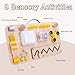 Busy Board for Adults with Dementia,Engaging Alzheimers Products & Dementia Activities for Seniors,Assistance Products Elderly Patients - Gift Toys for People with Alzheimers (Yellow)