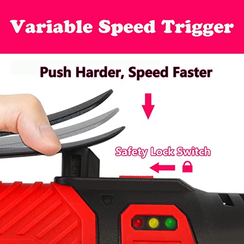 Electric Ratchet Wrench 3/8 Cordless Ratchet Wrench Set, Extended 55 N·m Battery Powered Ratchet Tool With 1 Hand Tool, 7 Sockets, 2 Screwdrivers, 1 Extender, 1/4" Adapter Dobetter-Dbcrw12L #TOP4