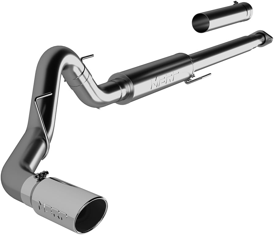MBRP S5259AL 4" Cat Back, Single Exhaust System (Aluminized Steel)