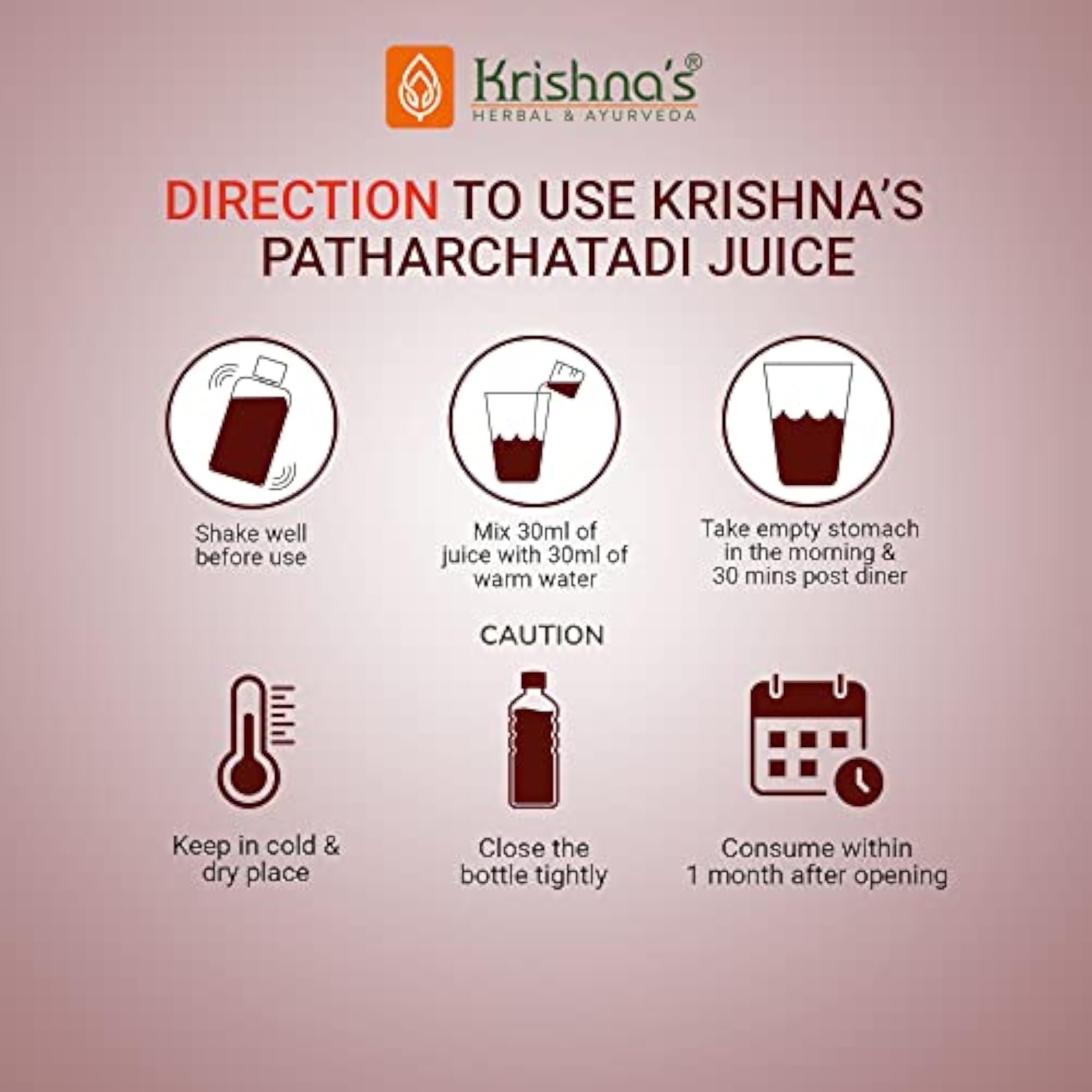 Krishna's Patharchatadi Swaras - 500 ml (Pack of 2)