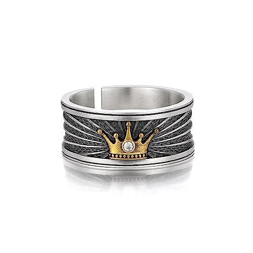 Fashion Frill Mens Jewellery Silver Ring For Boys Stainless Steel...