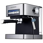 Espressomaschine | Siebträgermaschine | 15 Bar | Siebträger Kaffeemaschine | mit Milchaufschäumer | Cappuccinomaschine | 1,6 Liter Wassertank – Bild 3
