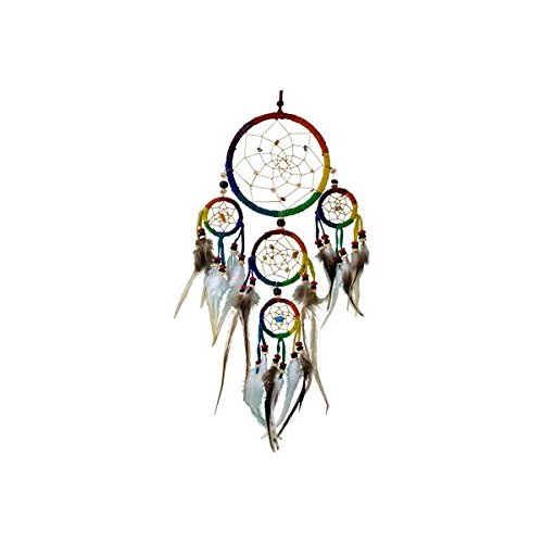 The New Age Source Dreamcatcher Leather Rainbow