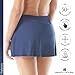 Beach House Emma Multi-Sport Swim Skort for Women - Skirt Bottoms for Swimming, Running, Tennis, Pickleball, and More - UPF 50 Plus - 511 Admiral, 14