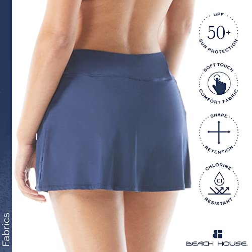 BEACH HOUSE Emma Multi-Sport Swim Skort for Women - Skirt Bottoms for Swimming, Running, Tennis, Pickleball - UPF 50 Plus3