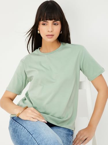 Image of Max Plus Size Women Solid T-Shirt