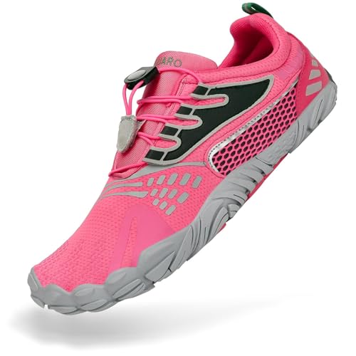 SAGUARO Womens Mens Barefoot Shoes Minimalist Trail Runner Wide Toe Box Zero Drop Outdoor Cross Training Shoe