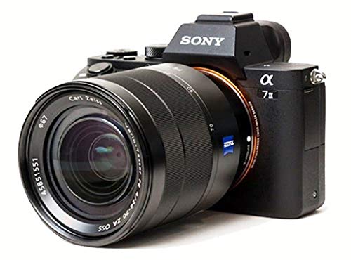 Sony Alpha 7 II - Cámara evil de fotograma completo con objetivo Zoom Zeiss 24-70mm f/4.0, 24.3 Megapíxeles, enfoque automático híbrido rápido, estabilización de imagen óptica de 5 ejes