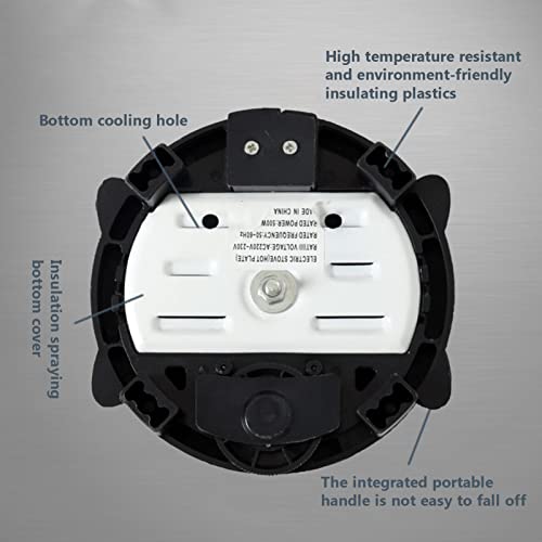 Prato Elétrico Pequeno | Aquecedor de Caneca de Café 500W - Queimador de bancada com aquecedor de xí