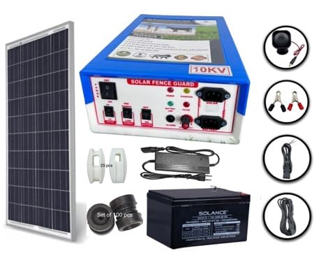 10kv 20 Acre Solar DC Kisaan Zatka Jhatka Machine Full Kit (Machi...