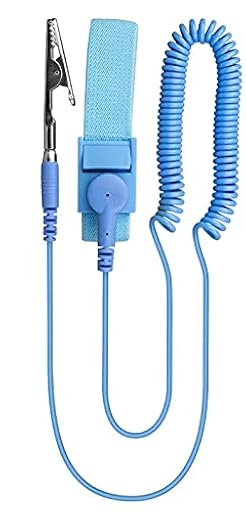 HeyNana Pulsera antiestática de descarga ESD - con cable de puesta a tierra y clips de cocodrilo - Base en sí misma para prevenir la acumulación de electricidad estática | Ya disponible en tu tienda friki favorita! En mundofriki.es!