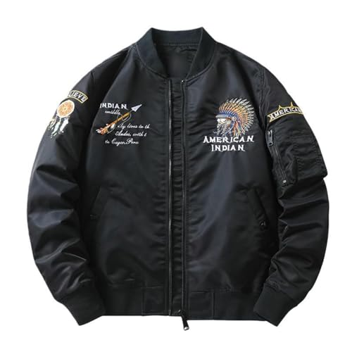 Veste de baseball brodée homme contre le vent de mi-saison