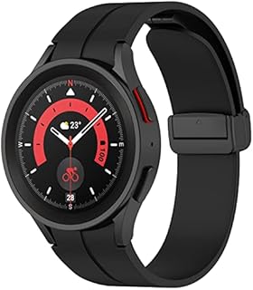 Armband Kompatibel mit Samsung Galaxy Watch 6/5/4 40mm 44mm, Galaxy Watch 5 Pro 45mm, Galaxy Watch 4 Classic 42mm 46mm, Galaxy Watch 6 Classic Armband 47mm 43mm, Hatolove Weiches Silikon Sport Armband