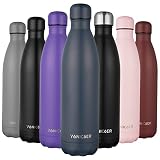 Insulated Water Bottle,YONICOER 25Oz Double Walled Stainless Steel Metal Water Bottles, Vacuum Therm