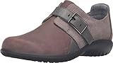 Leder Naot Damen Schuhe Halbschuhe Tane Echt-Leder braun grau Combi Fußbett 16038, Größe:43 EU