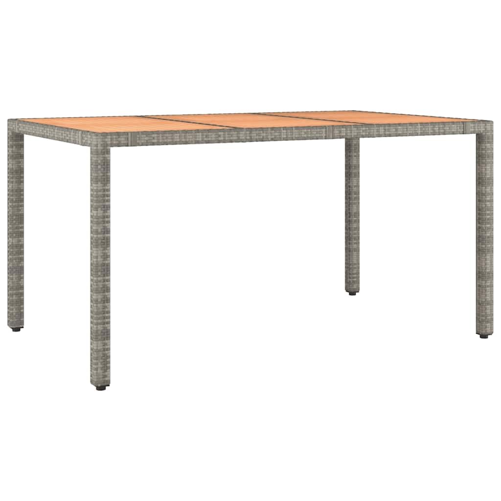 Juego de 5 piezas de jardín con cojín gris exterior G