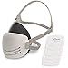 Reusable Half Mask Respirator With 7 Filters + Replaceable Filters Pack of 10, as Bundle. Half Mask Respirator ideal for Sanding, Painting, Welding, Woodworking.