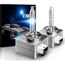 BEAMTECH D3S HID Bulbs,High Low Beam Xenon Replace Bulb Plug and Play 35W 6000K Diamond White Pack of 2