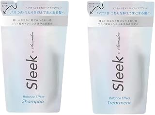 スリーク バイ サラサロン シャンプー & トリートメント 詰め替えセット 340ml (バランスエフェクトシャンプー＆トリートメント詰め替えセット)