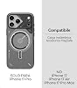 Paquete definitivo Aulumu A17 + G05 AIR, compatible con iPhone 17 Pro, incluye soporte para teléfono (A17) Gris semitransparente + (G05 AIR) Negro 8