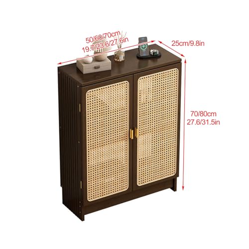 Armadio di archiviazione router WiFi, in rattan, per la gestione di ciabatte e cavi, soluzione indipendente per casa e ufficio