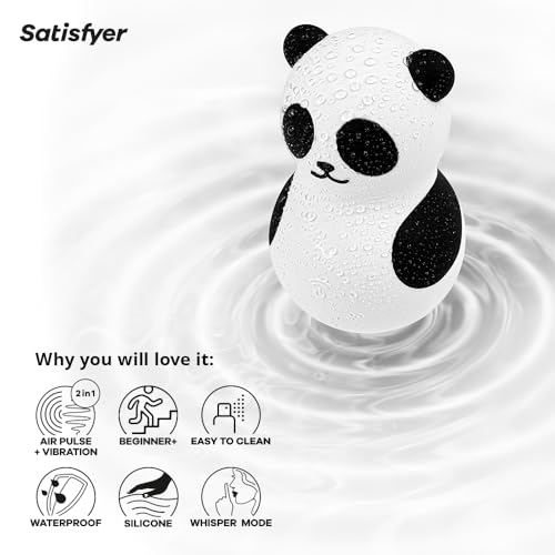 サティスファイヤー ポケットパンダ/Satisfyer Pocket Panda パンダ型の吸引バイブ クリトリス 吸引 吸うやつ 女性用 ローター 柔軟でなめらかなシリコン 11段階の吸引レベル 12種類の振動モード 動物 大人のおもちゃ ラブグッズ - 画像4