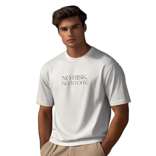 Image of Nobero Men's Regular Graphic Printed T-Shirt for Men | Soft Cotton | Classic Fit | Printed Casual Tshirt for Men