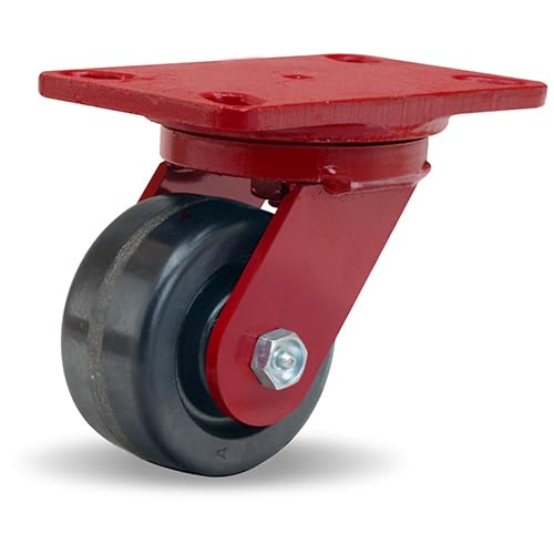 4" x 2" Hamilton S-HS-4P HS Swivel Caster, Phenolic Wheel, 800 lb. Capacity