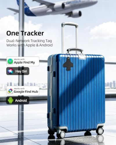 Luggage Tag, Built-in Smart Bluetooth Tracker, Plane Travel Essentials - 1