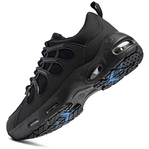 Comparison: Best Kitchen Shoes For Men 10 LARNMERN Non Slip Work Shoes for Men Slip Resistant Sneakers Casual Comfort Walking Mens Chef Kitchen Restaurant Breathable Wide Width,Black 10.5