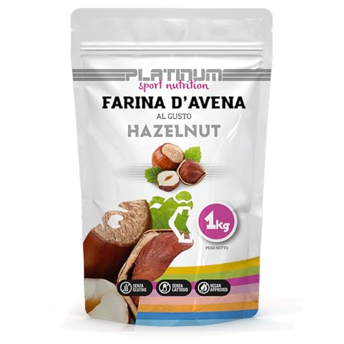 Harina de avena y avellana. Vegana. Formato de 1 kg.