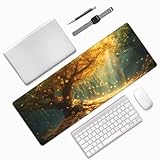 【TAPIS DE SOURIS XXL】: Tapis de souris arbre de la vie 1400x600x3mm, polyvalent pour le jeu, le travail ou une utilisation quotidienne, ce tapis de souris est un atout précieux pour tout bureau, disponible en plusieurs tailles, il offre un espace généreux pour une liberté de mouvement optimale de votre clavier et de votre souris