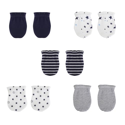 5 Pairs Baby Not Scratch Mittens 0-6 Months New Born Boy Girl Gloves Cute Infant Accessories