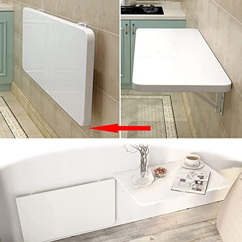 Établi mural pliant blanc rabattable à 90 degrés signé LUNEZY - 4