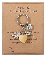 Citrine (1 Keychain + 1 Jewelry Bag)