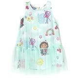 DREAMWORKS GABBY'S DOLLHOUSE Pandy Paws Kitty Fairy Cakey Cat Toddler Girls Mesh Dress Blue 5T