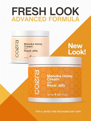 Coera Manuka Honey Cream | with Royal Jelly | 4oz | Hydrating Moisturizer for Face & Skin | Free of Parabens, SLS, & Fragrances | Packaging May Vary - Image 5