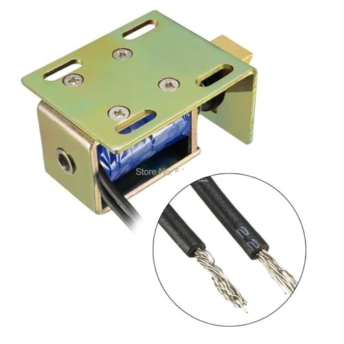 Électroaimant solénoïde JF-S1040DL 24V 1A à cadre ouvert pour automatisme - 5