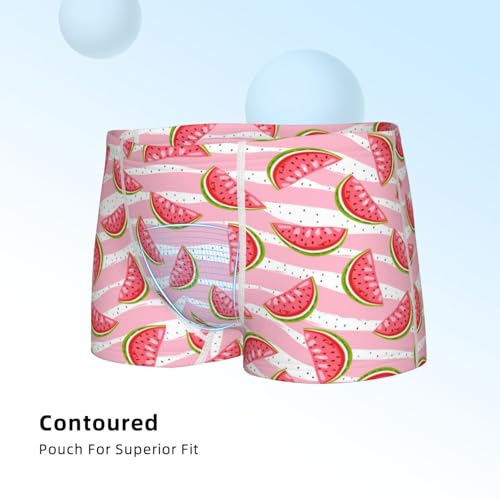 Boys' Cotton Boxer Brief Soft Underwear-Sweet Watermelon4