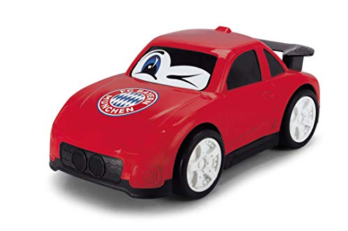 Dickie Toys 203174000 National Soccer Club Happy Runner FC Bayern München, Spielzeugauto im FCB Design, mit Freilauf, 27…
