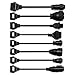8PCS 8 in1 Truck OBD2 Extension Cable Adapter Cable for Autocom CDP+ DS150 TCS Multi-Pin Kit