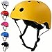 KinderHelm Fahrradhelm,Skaterhelm,Radhelm Radsport,EN1078-zertifizierter Multifunktions-für jeden vom Kleinkind Kinder bis zum Jugendlichen Erwachsene für RollerbladesKlettern (S:48-54cm, Gelb)