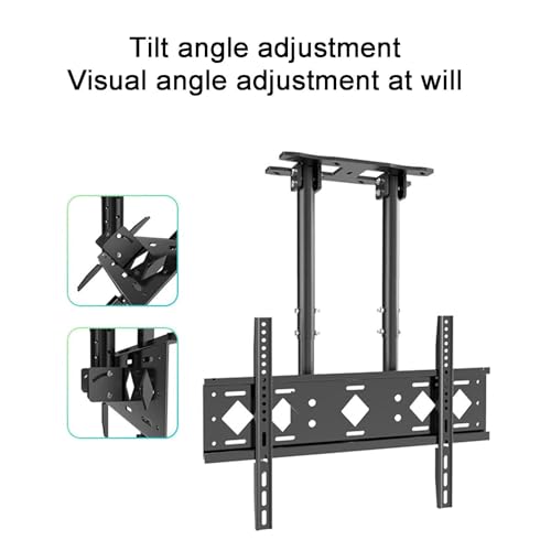 Support plafond TV réglable pour sécuriser un très grand écran de 86"