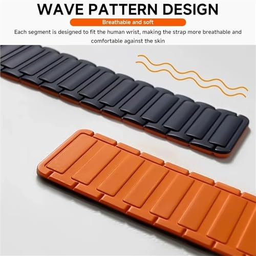 Bracelet magnétique Galaxy Watch Ultra 47mm silicone étanche à boucle rapide - 5