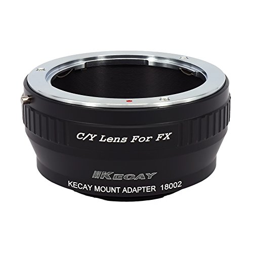 KECAY Bague Adaptation Objectif/Adaptateur de pour Monter Objectif C/Y Contax/Yashica vers FX Monture Caméra Adaptatrice pour Fujifilm X-Pro1 X-E1 X-M1 X-A1 X-M1 X-T1 X-T10 X-T20 X-H1 CY-FX