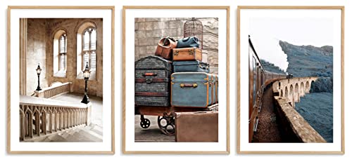 Poster Store Travel Adventure Set 12x16 - Rustic Vintage Travel