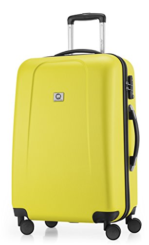 Preisvergleich Produktbild HAUPTSTADTKOFFER - Wedding - Hartschalenkoffer Trolley Rollkoffer Reisekoffer, TSA, Doppelrollen, 65 cm, 71 Liter, Gelb